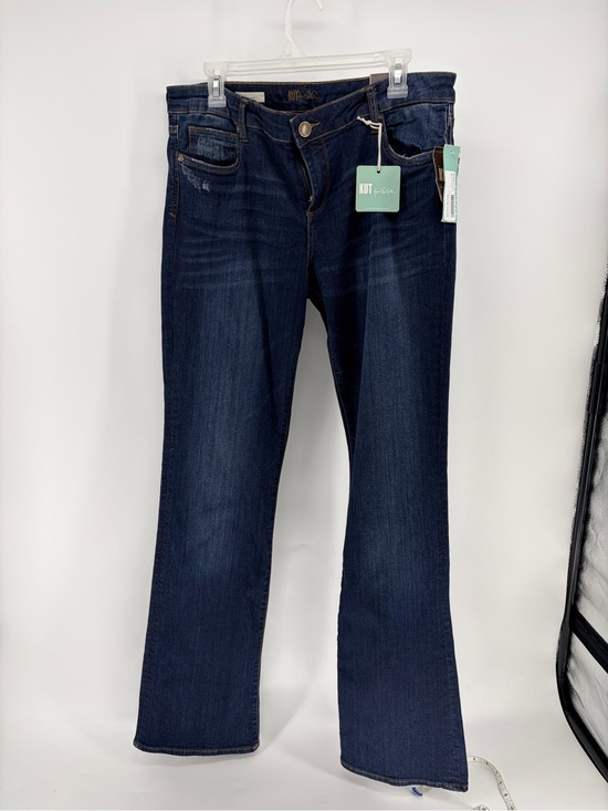 Kut from the Kloth Denim - KUT from the Kloth Karen Baby Bootcut Jeans - Medium Dark Wash - 14 Tall